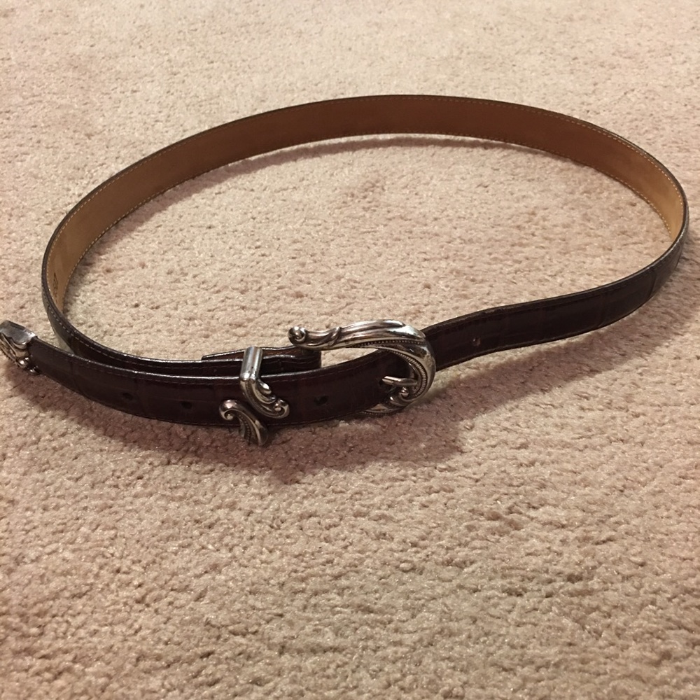 Brighton brown leather XL belt